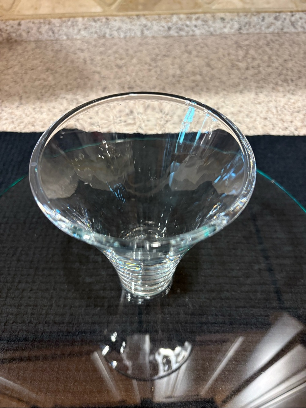 Clear Glass Pedestal Cake Stand Holiday Wedding Serving Plate - Picture 6 of 7